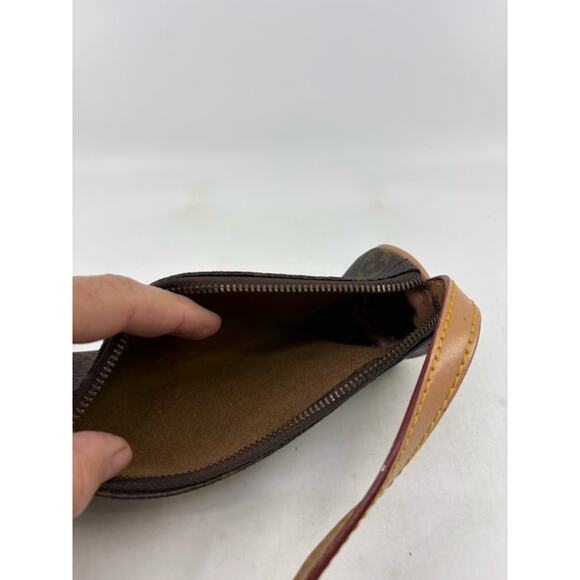 Louis Vuitton Pochette Papillon Mini Top Handle Hand Bag Monogram Leather Brown - Picture 7 of 8